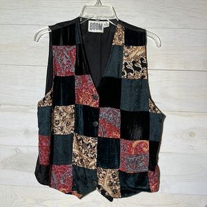 Vintage patchwork vest